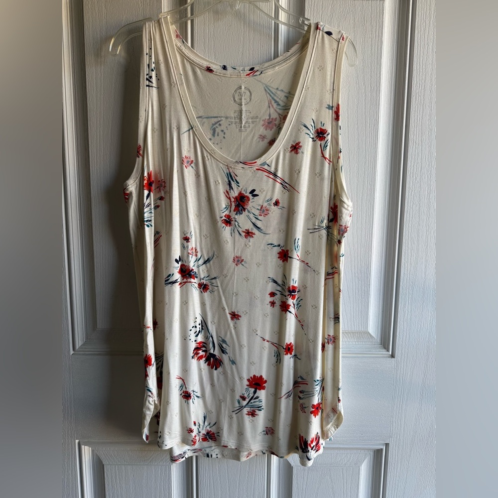 NWOT Maurices Floral Tank Top